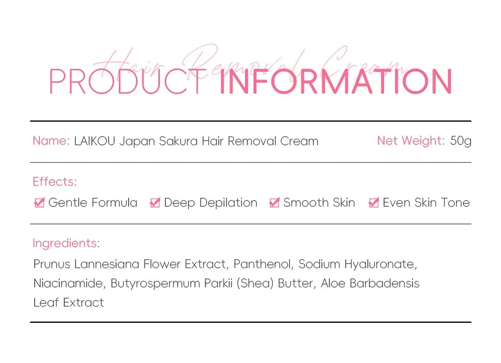 SAKURA Hair Removal Cream