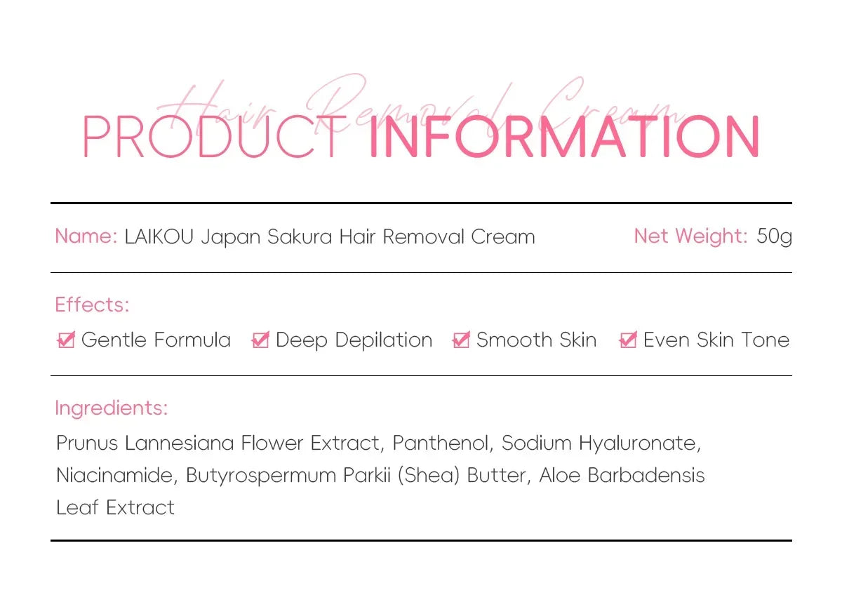 SAKURA Hair Removal Cream