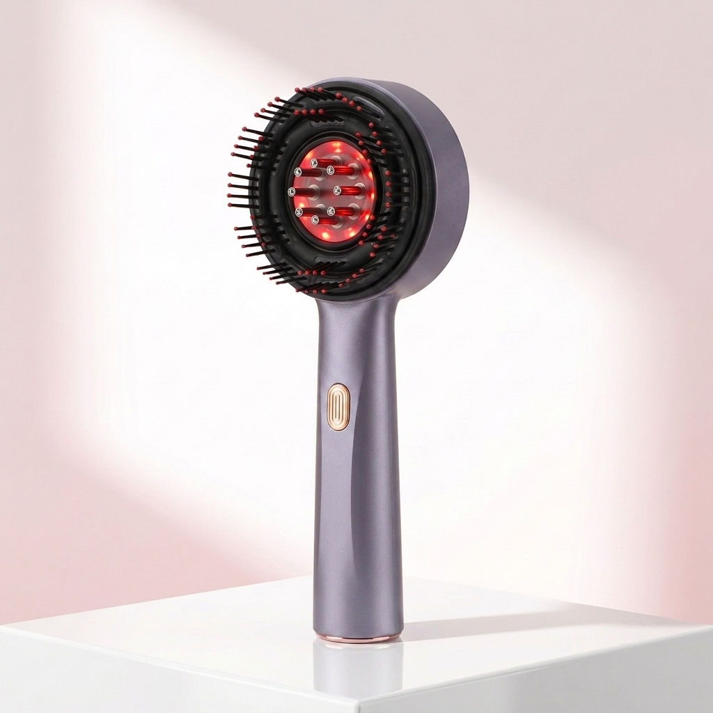 ScalpRevive Pro scalp massager comb in Grey Purple